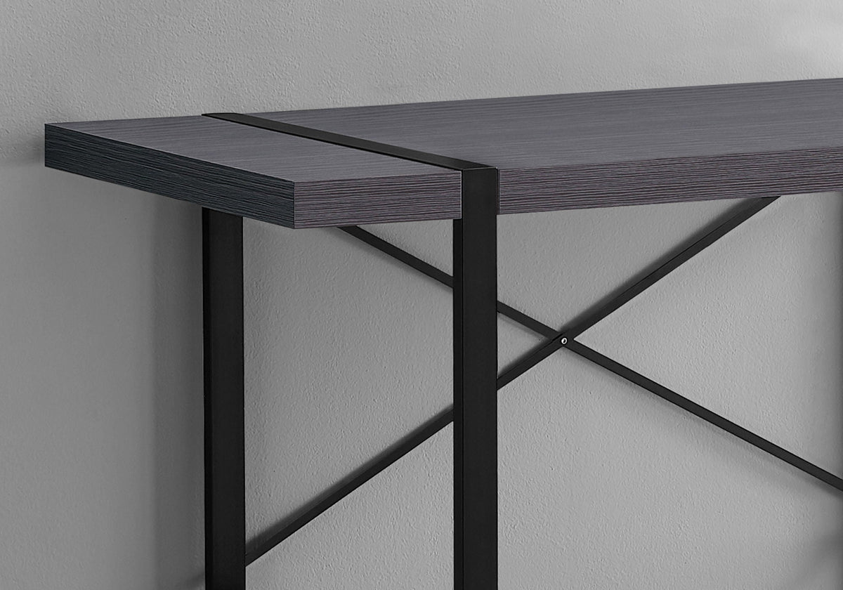 Industrial Design Computer Desk with Metal Frame - Multiple Colors