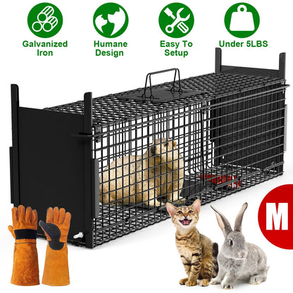 40in Live Animal Trap Cage - Humane Catch & Release