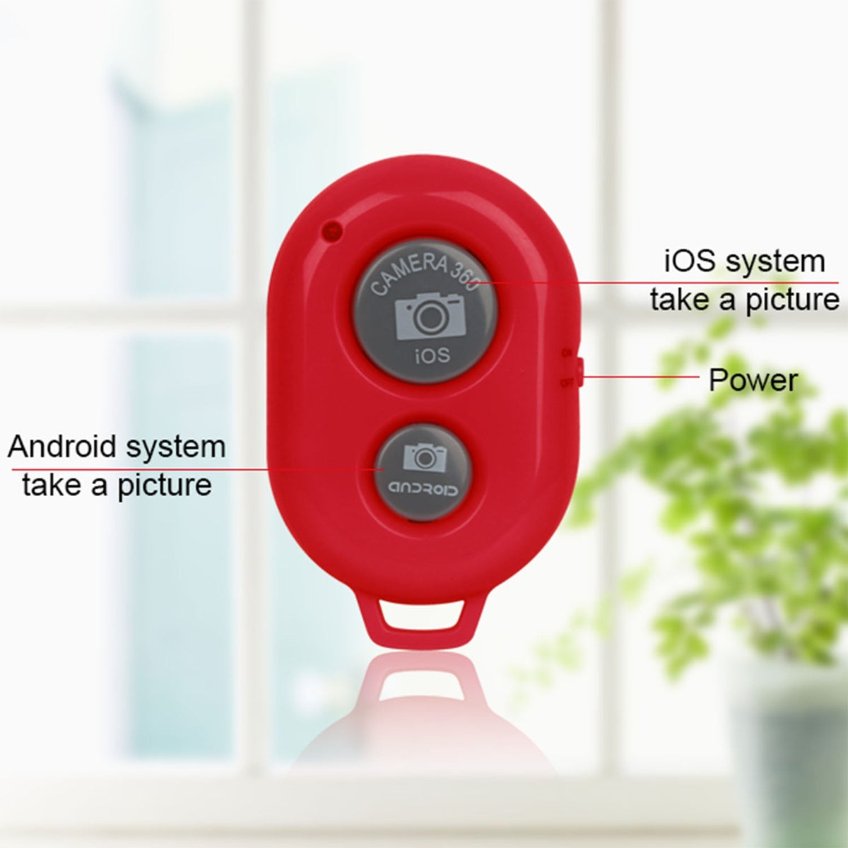 Unique Wireless Shutter Remote Controller for Android and iOS Devices
