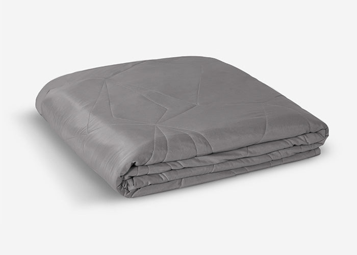Grey Cooling Blanket with Dual-Sided Performance Fabric - Queen