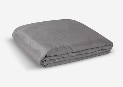 Grey Cooling Blanket with Dual-Sided Performance Fabric - Queen