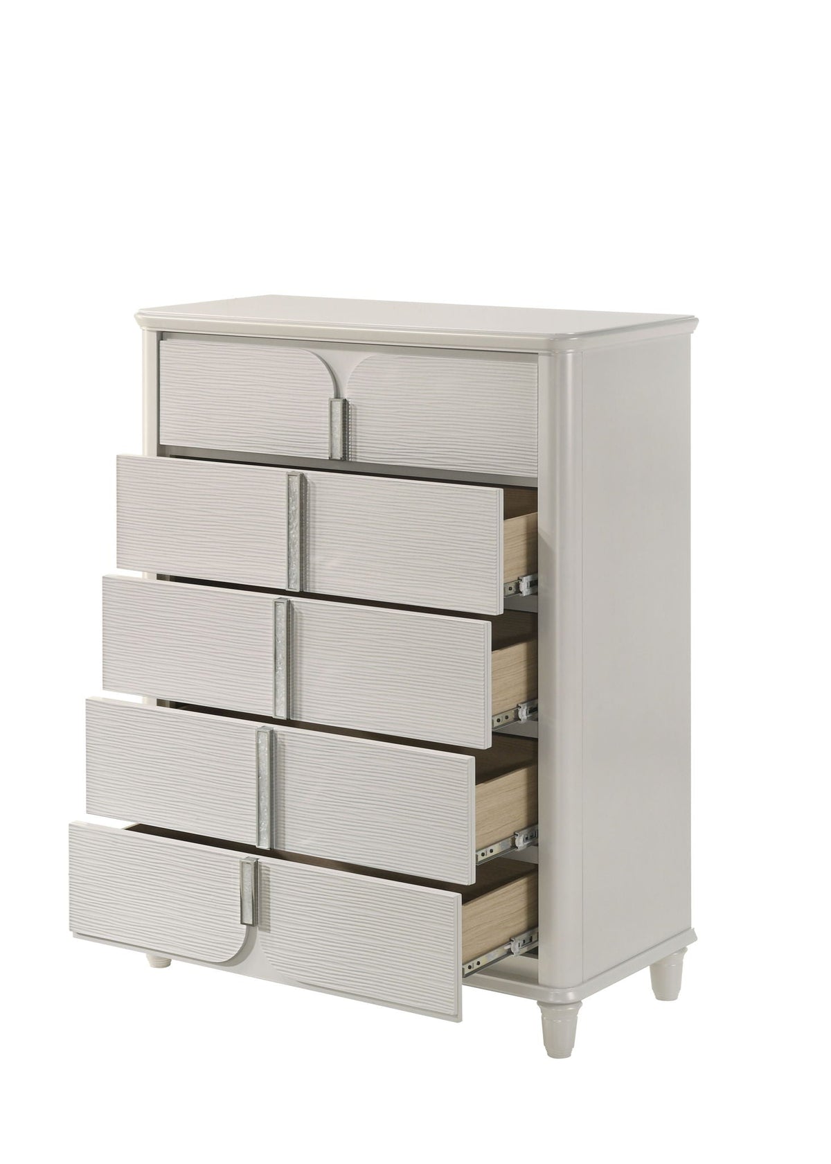 Laveda Chest with Five Drawers - White