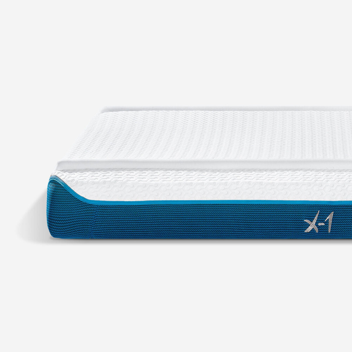 Twin Mattress with Breathable Mesh Cover and Removable Bumper Guard - White