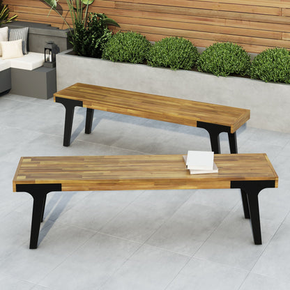 Dining Bench Set of 2 - Teak