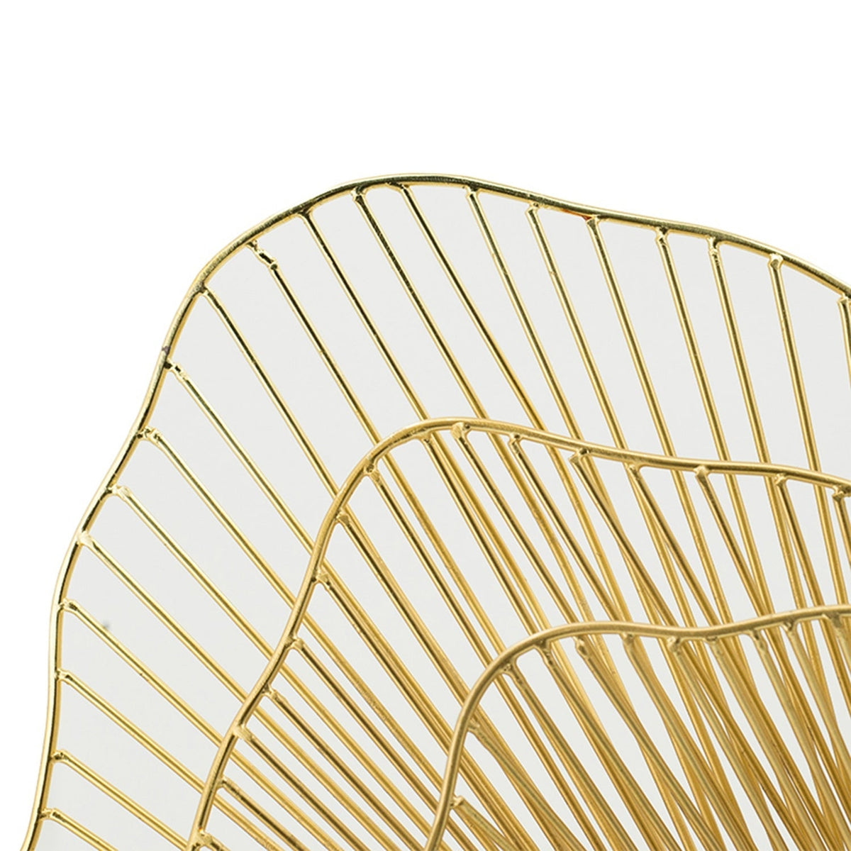 Starburst Metal Wall Mirror with Gold Iron Frame - 27"