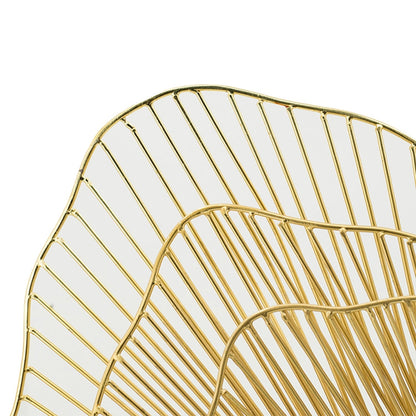 Starburst Metal Wall Mirror with Gold Iron Frame - 27"