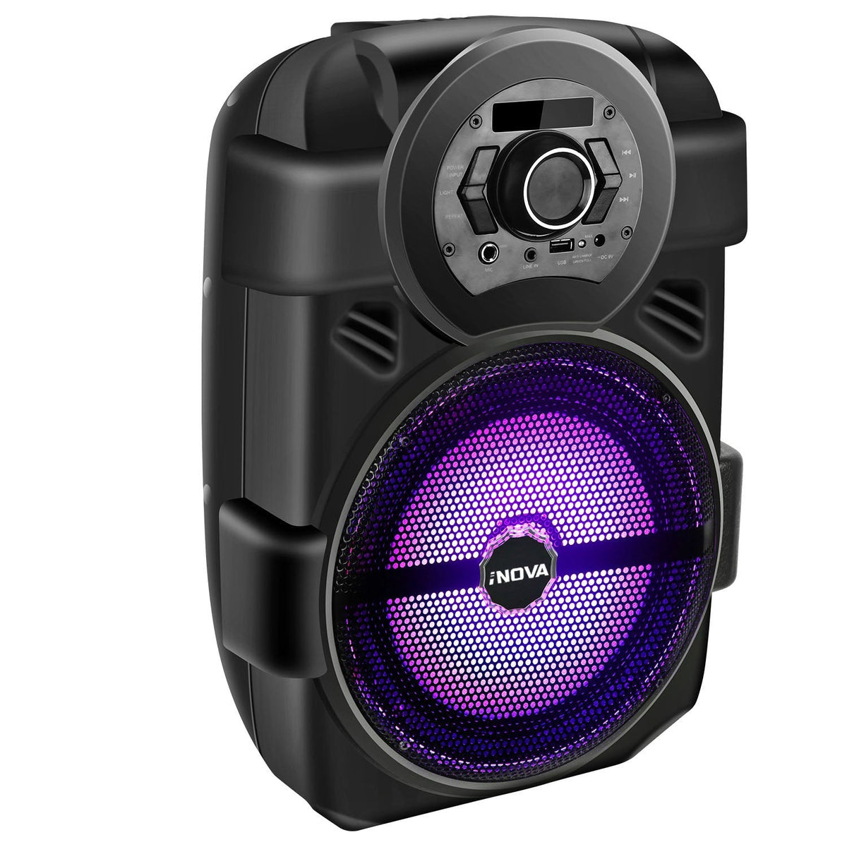 Colorful LED Portable Wireless Party Speaker