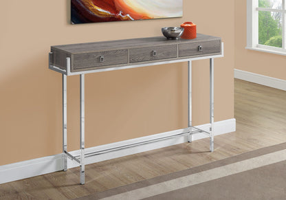 Accent Console Table with Storage Drawers - Dark Gray or White