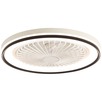 RGB Dimmable LED Bladeless Ceiling Fan with Remote Control