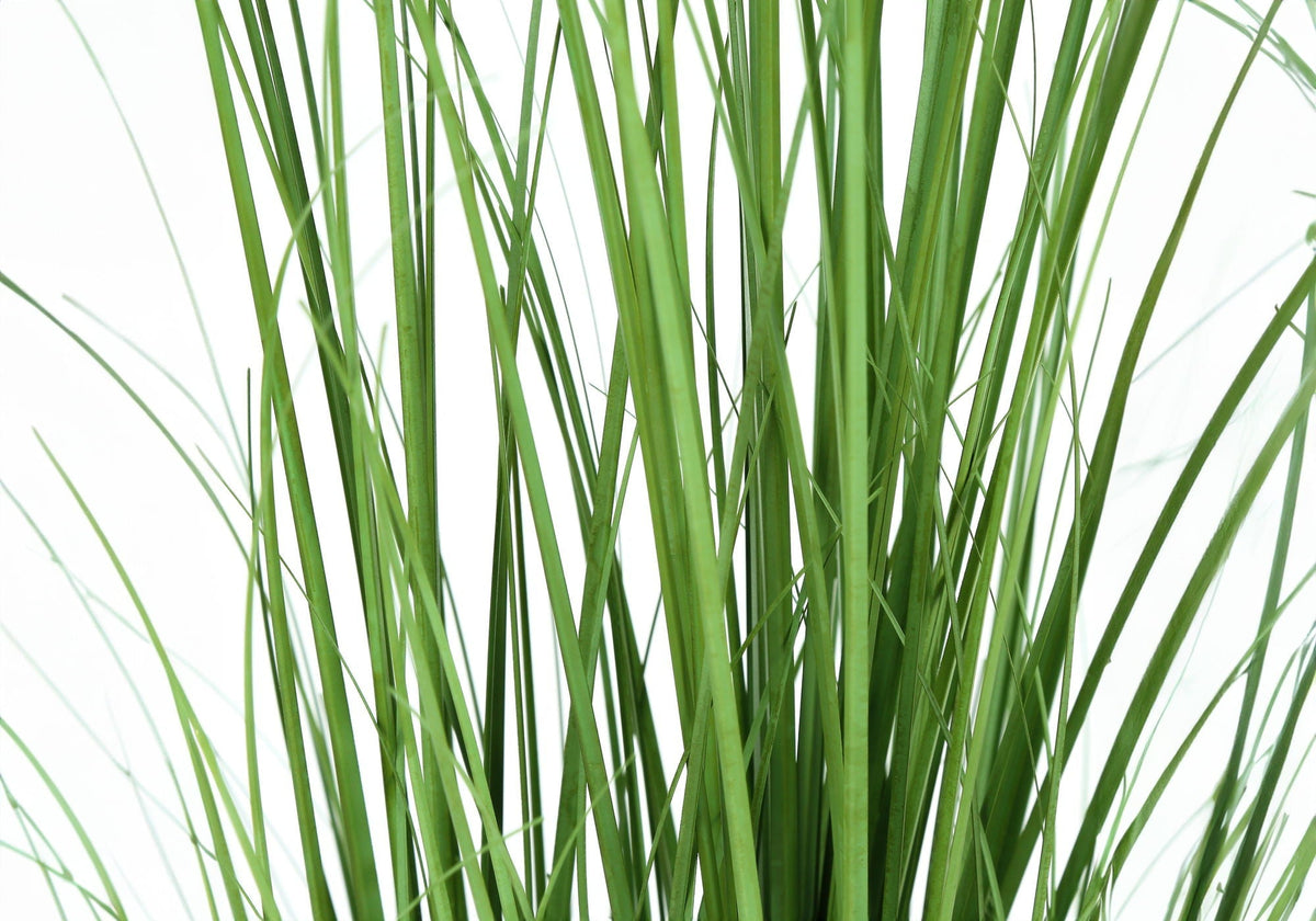 47" Tall Artificial Grass Tree with Realistic Foliage - Black Pot