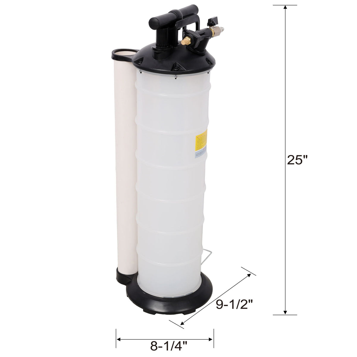 Pneumatic Manual Oil Extractor Pump with Efficient Removal - White