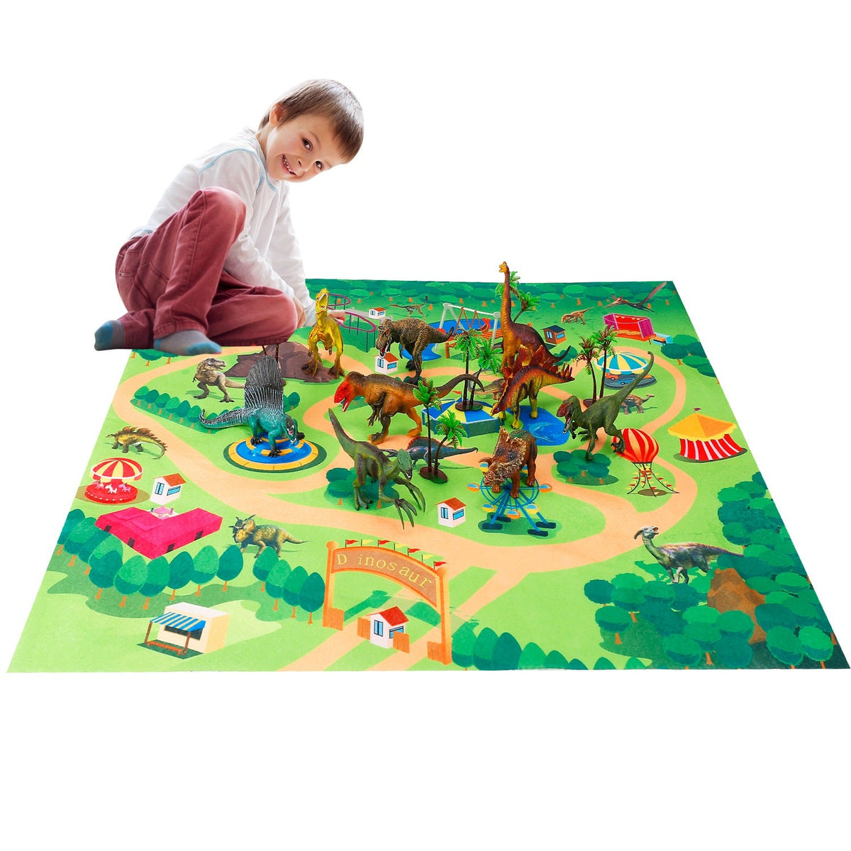GBruno Dinosaur Figure Play Set