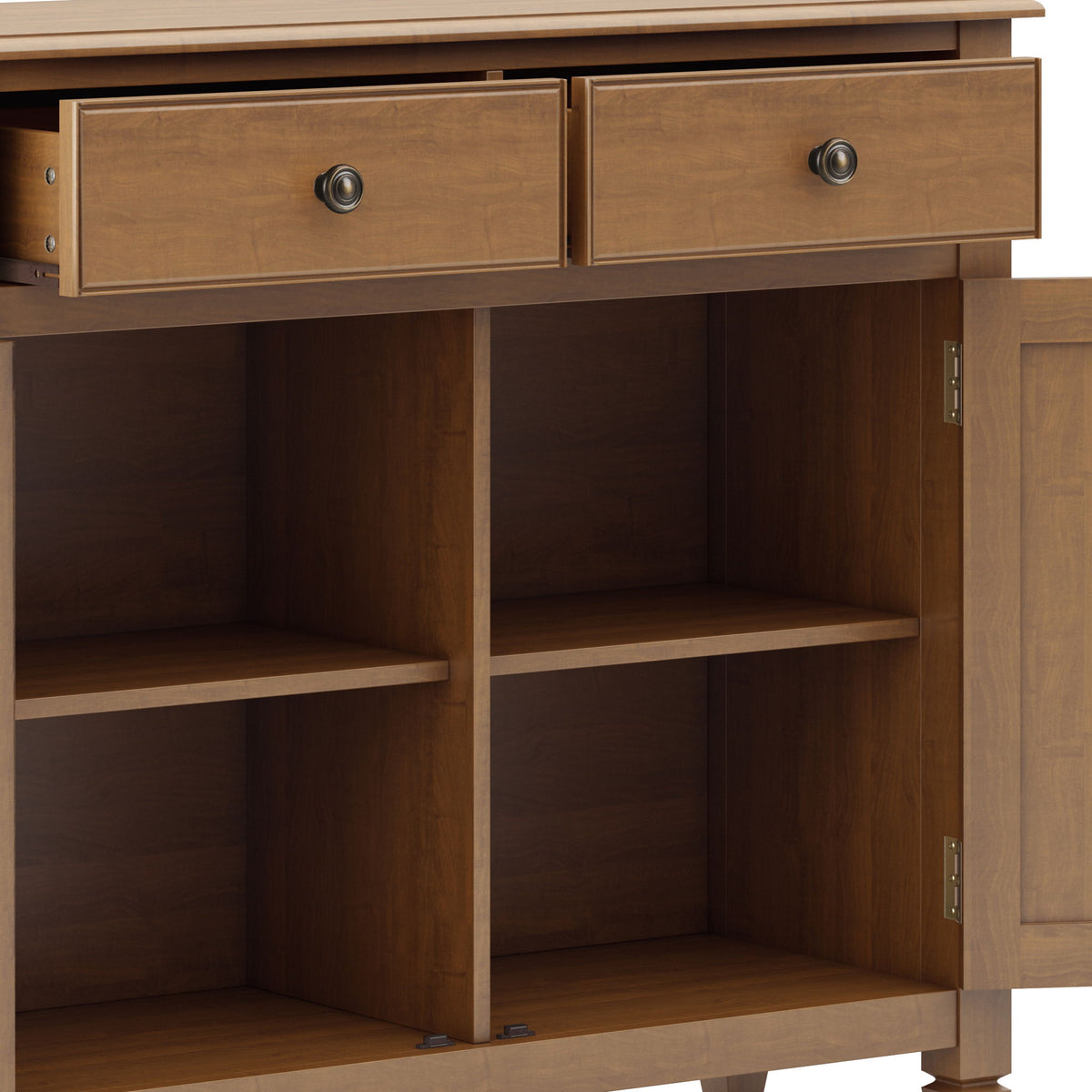 Connaught Handcrafted Entryway Storage Cabinet with Adjustable Shelves - Multiple Colors