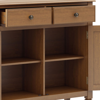 Connaught Handcrafted Entryway Storage Cabinet with Adjustable Shelves - Multiple Colors