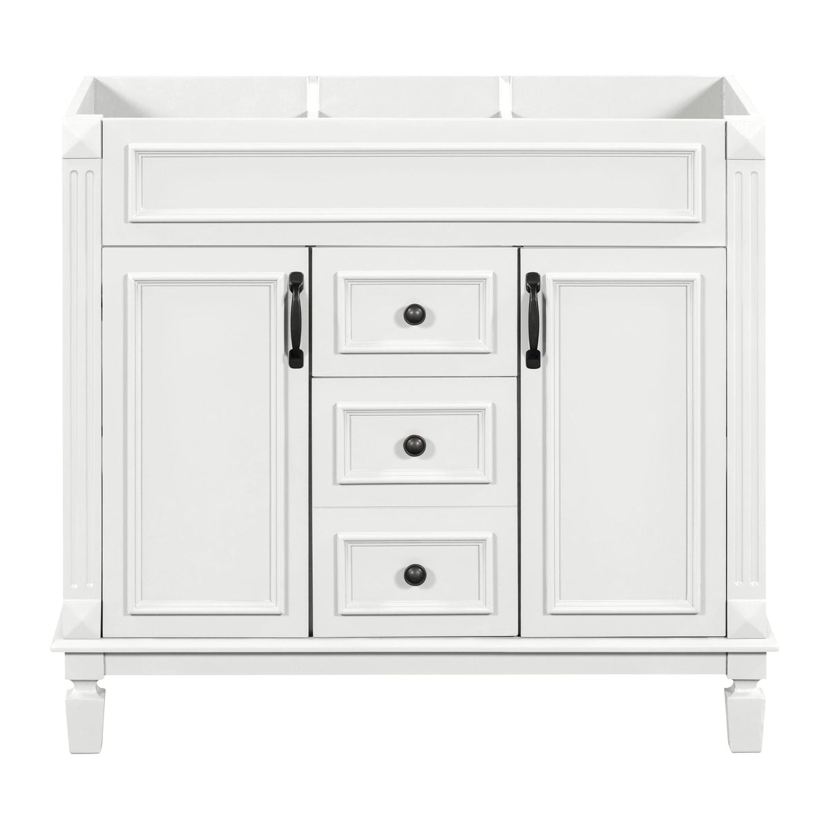 Bathroom Vanity Cabinet with Soft-Closing Doors and Drawers - Multiple Colors