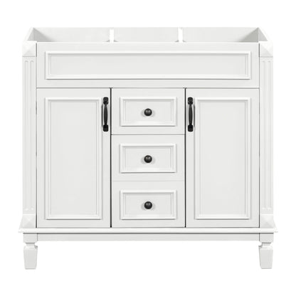 Bathroom Vanity Cabinet with Soft-Closing Doors and Drawers - Multiple Colors