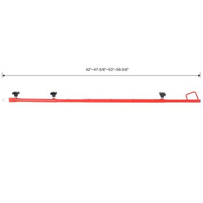 Hatch Jammer Holder Support Rod Replacement with Adjustable Length - Red