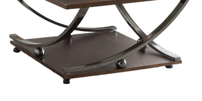 Dark Brown Coffee Table with Modern Elegance - Isiah