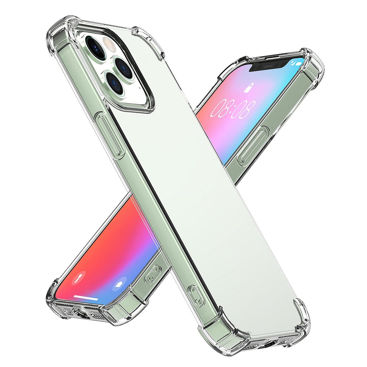 ShockproofÊClear Phone Case Soft TPU Transparent Phone Cover Anti-Shock Ultra-Thin Phone Case Cover Fit for iPhone 14/14Plus/14Pro/14Pro Max/13/13Pro/