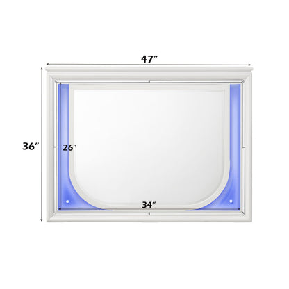 White LED Mirror with Soft Illumination - Tarian Collection