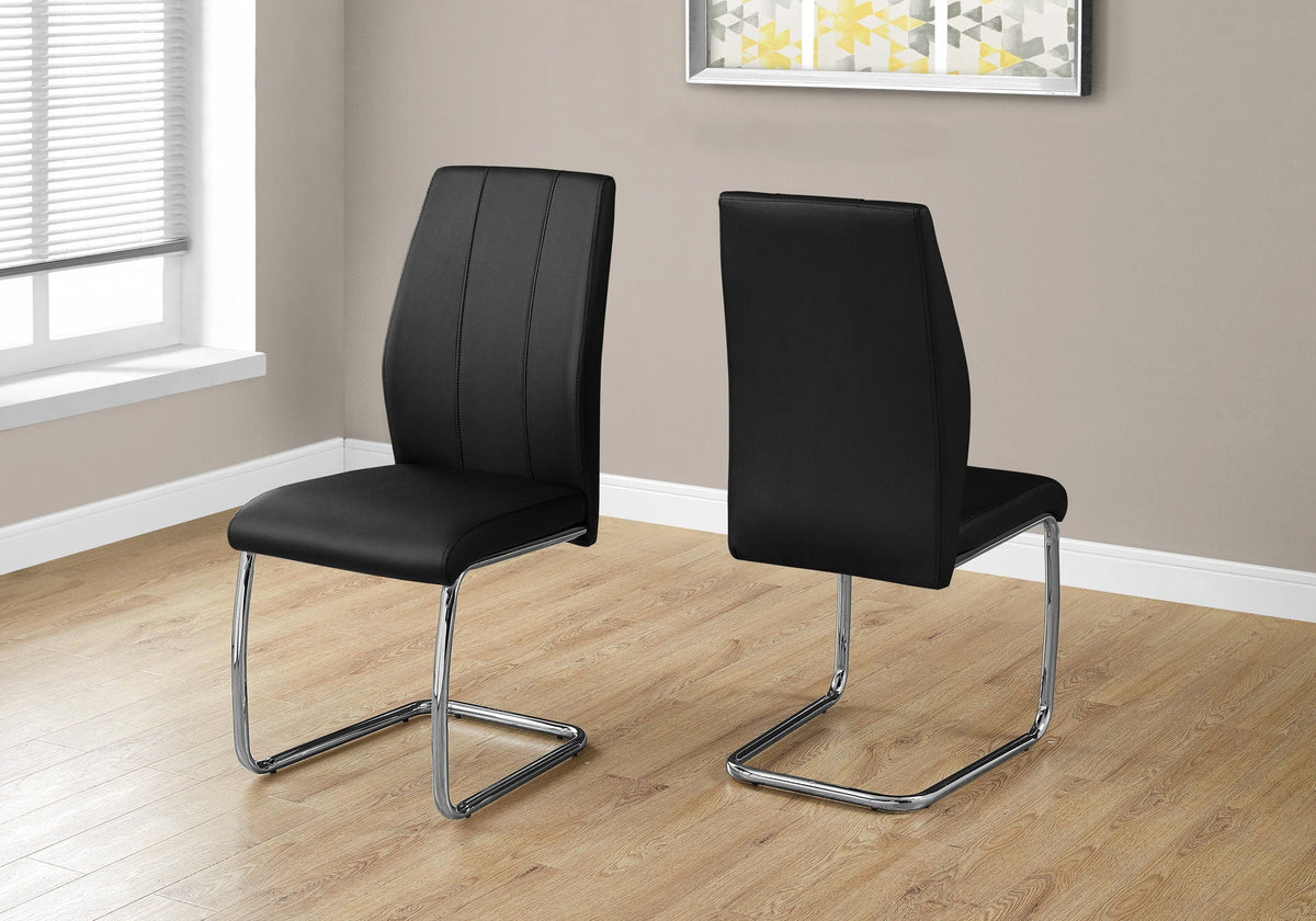 Contemporary Upholstered Dining Chair Set of 2