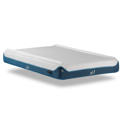 Twin Mattress with Breathable Mesh Cover and Removable Bumper Guard - White