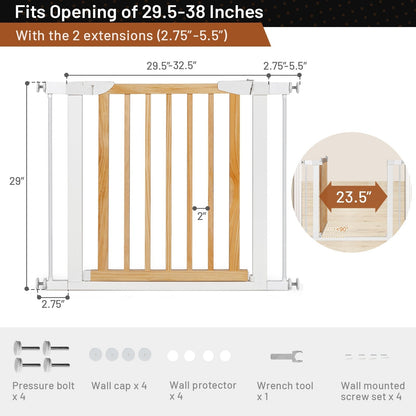 Extendable Safety Gate for Baby and Pet
