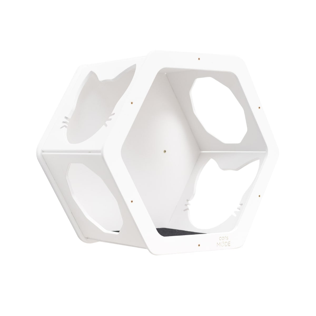 Cat Climbing Wall Shelves White