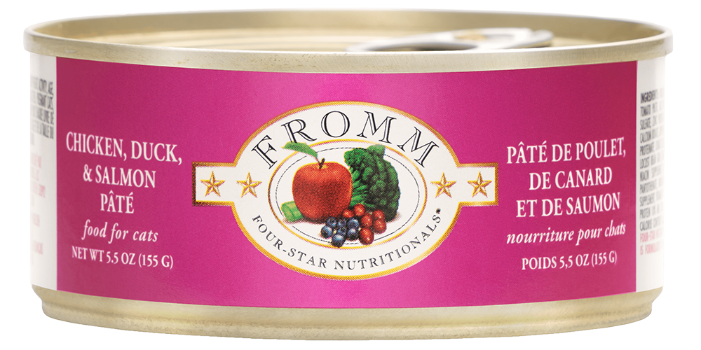 Fromm 4 Star Chicken, Duck and Salmon Cat Pate (5.5oz)