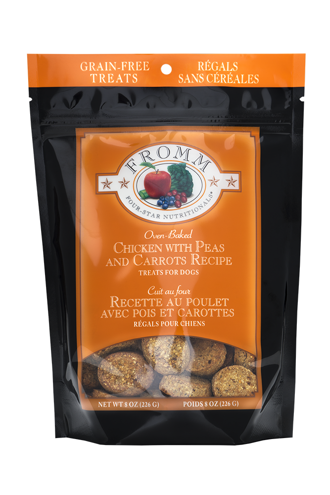 Fromm 4-Star Chicken, Carrot, & Pea Dog Treats (8oz)