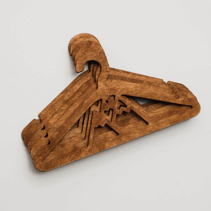 Pack of 10 Kid's Wooden Hangers