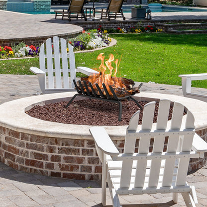31/25/18 Inch Fireplace Grate for Outdoor Fire Pit