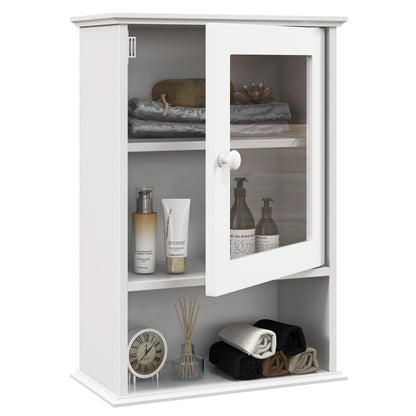 Bathroom Wall Mounted Adjustable Hanging Storage Medicine Cabinet