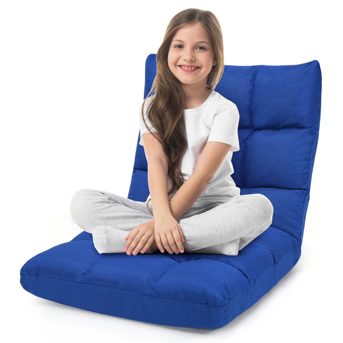14-Position Adjustable Folding Lazy Gaming Sofa