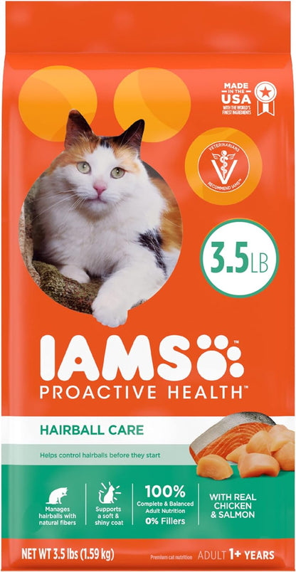 Iams Proactive Health Hairball Care Dry Cat Food (3.5lb)