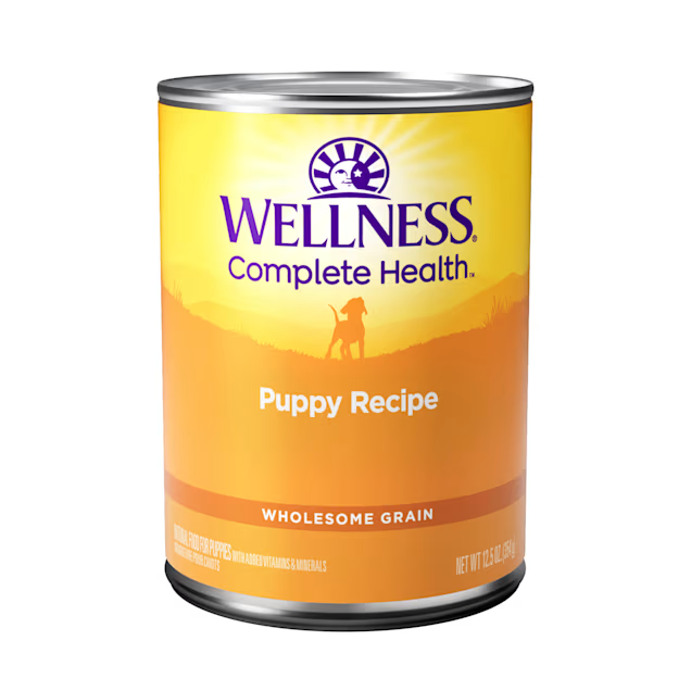 Wellness Puppy Chicken and Salmon Wet Dog Food (12.5oz)