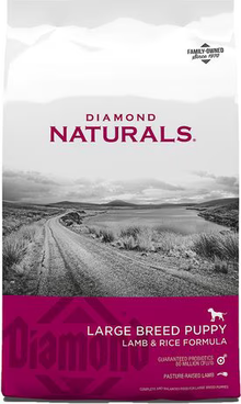 Diamond Naturals Large Breed Puppy Lamb and Rice Dry Dog Food (20lb)