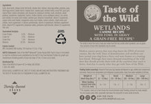Taste of the Wild Adult Wetland Fowl Canine Food (13.2oz)