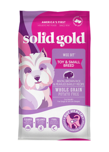 Solid Gold NutrientBoost Wee Bit Toy and Small Breed Bison Food