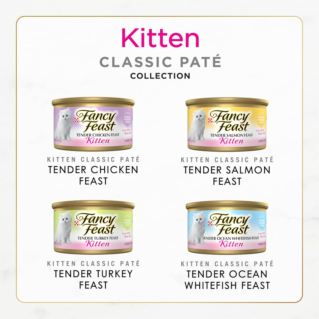 24Ct 3oz Fancy Feast Kitten Variety Pack