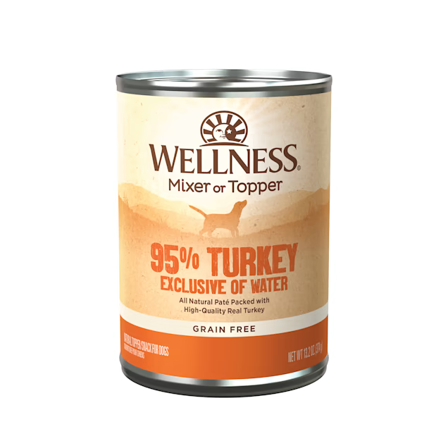 Wellness Adult 95% Turkey Wet Dog Food (13.2oz)