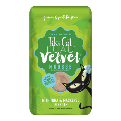 Tikicat Adult Velvet Mousse Tuna and Mackerel (2.8oz)