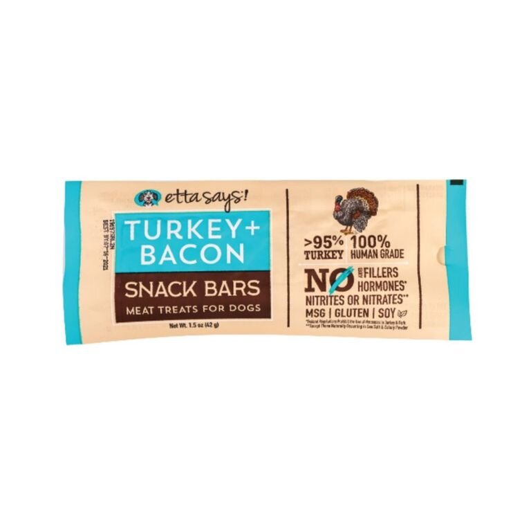 Etta Says Snack Bar Turkey and Bacon Dog Treat (1.5oz)