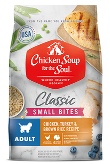 Chicken Soup Adult Chicken, Turkey and Brown Rice Small Bites Dog Food
