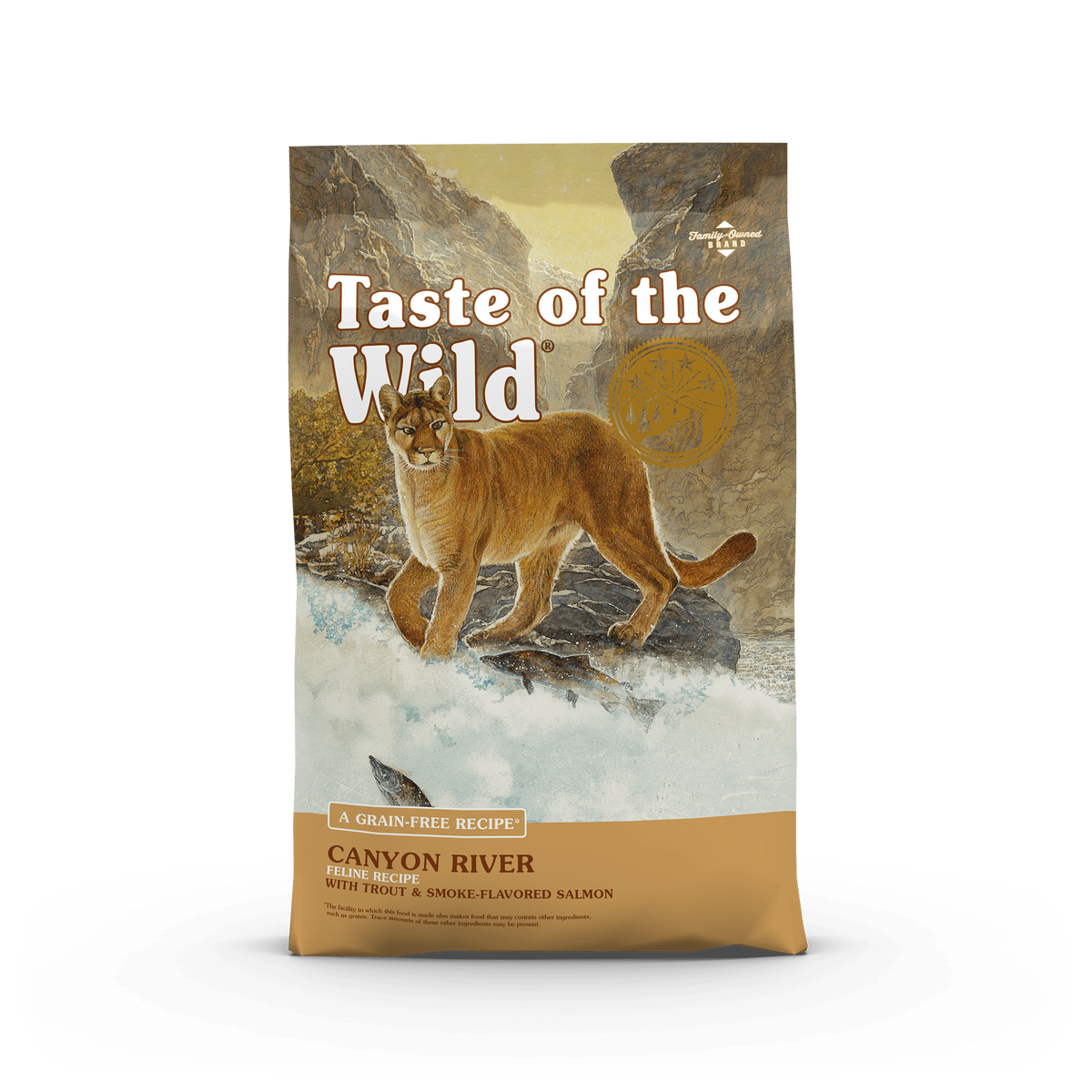 Taste of the Wild Adult Canyon River Trout and Salmon Feline Food (5lb)