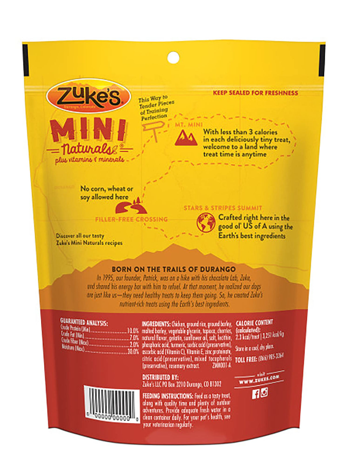Zuke's Adult Mini Naturals Chicken Dog Treats