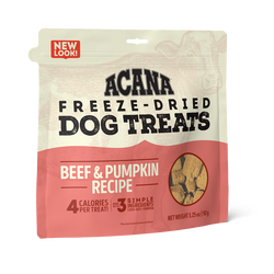 Acana Freeze Dried Beef and Pumpkin Dog Treats (3.25oz)