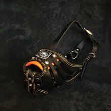 ''Eros'' Basket Muzzle black & orange