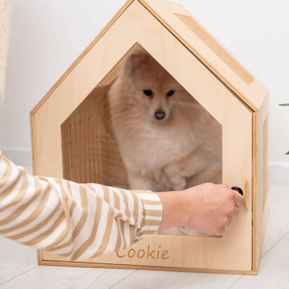 Wooden Indoor Dog House