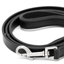 Jeffers Black Padded Leather Pet Leash